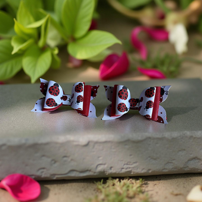 Lady Luck Bite- Size Hairbows