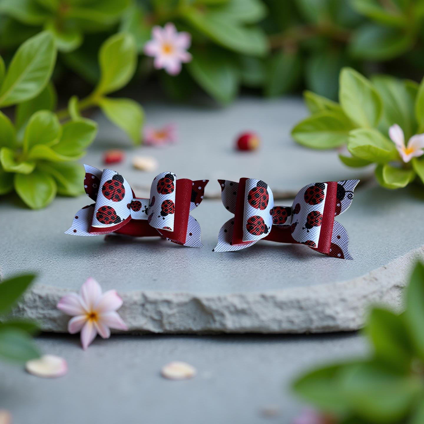 Lady Luck Bite- Size Hairbows