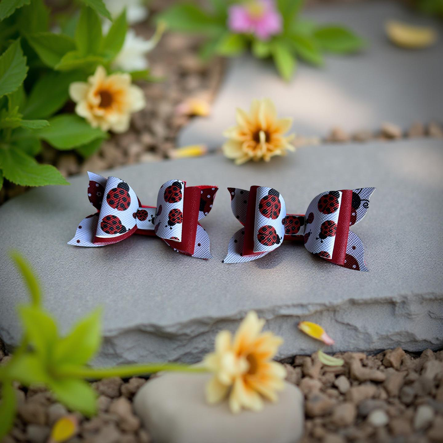 Lady Luck Bite- Size Hairbows