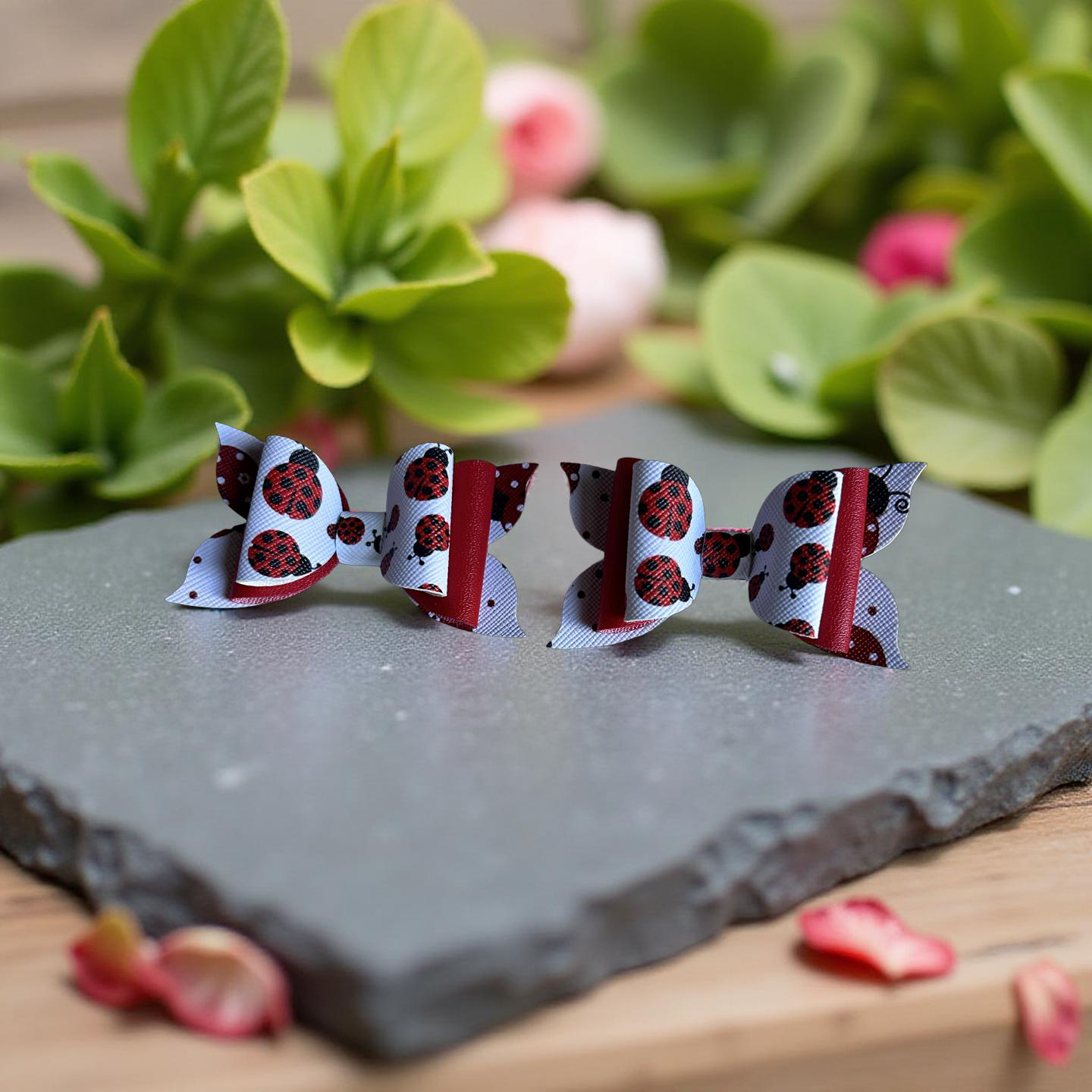 Lady Luck Bite- Size Hairbows