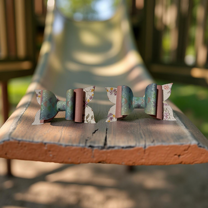 Garden Hearts Bite- Size Hairbows