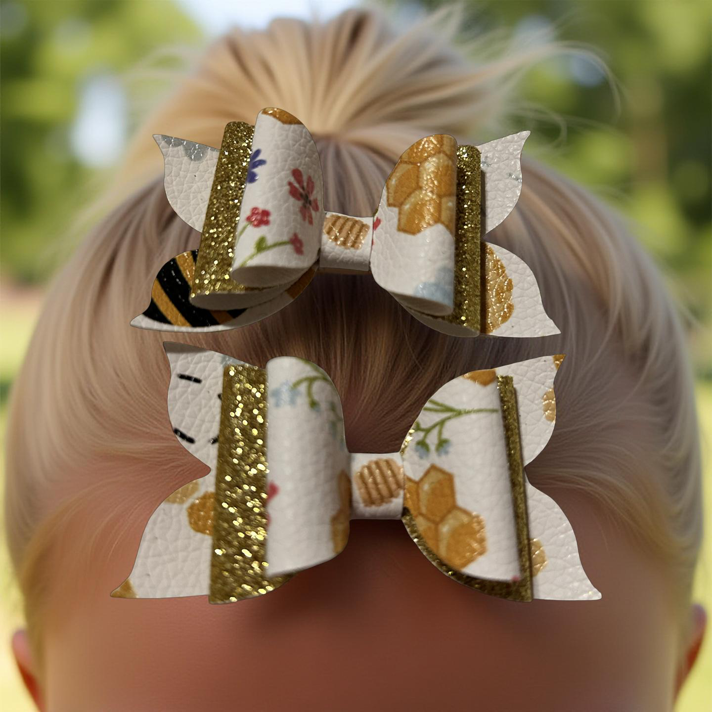 Honey Combs Bite- Size Hairbows