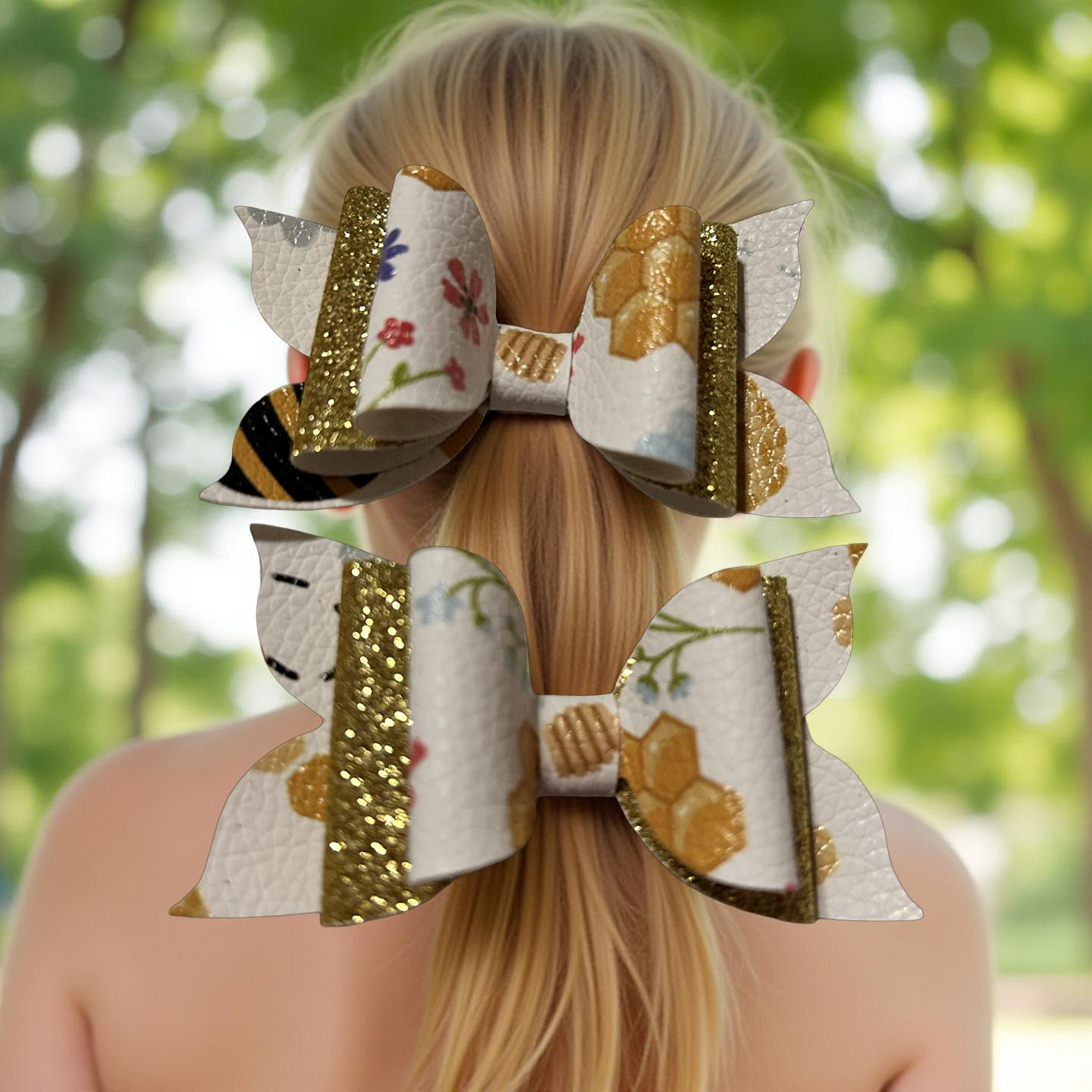 Honey Combs Bite- Size Hairbows