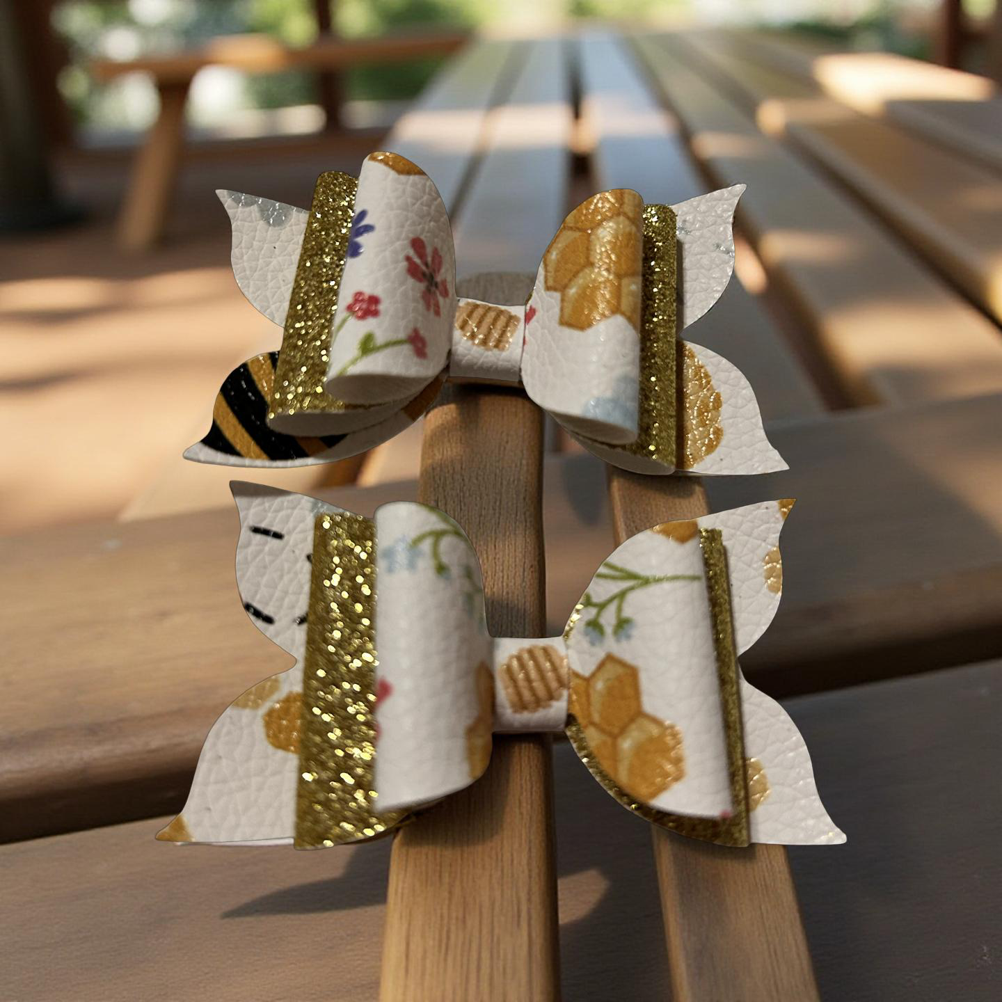 Honey Combs Bite- Size Hairbows