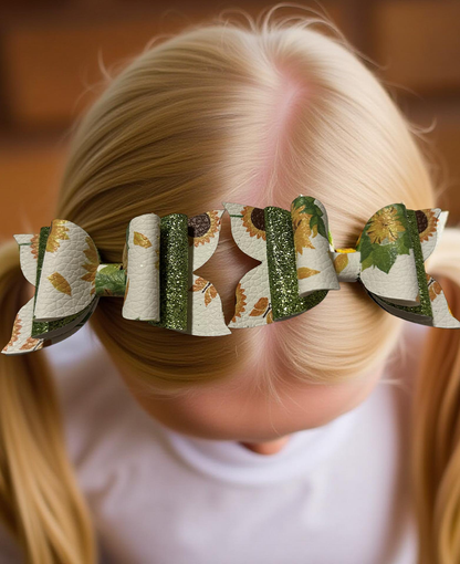 Sunshine Swirl Bite size Hairbows