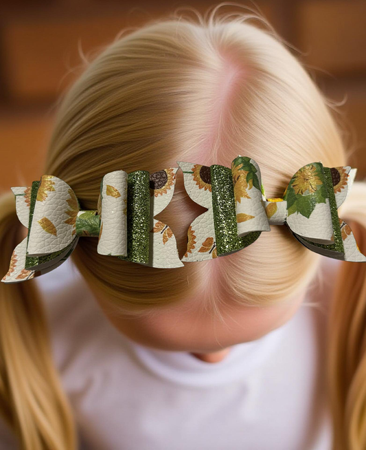 Sunshine Swirl Bite size Hairbows