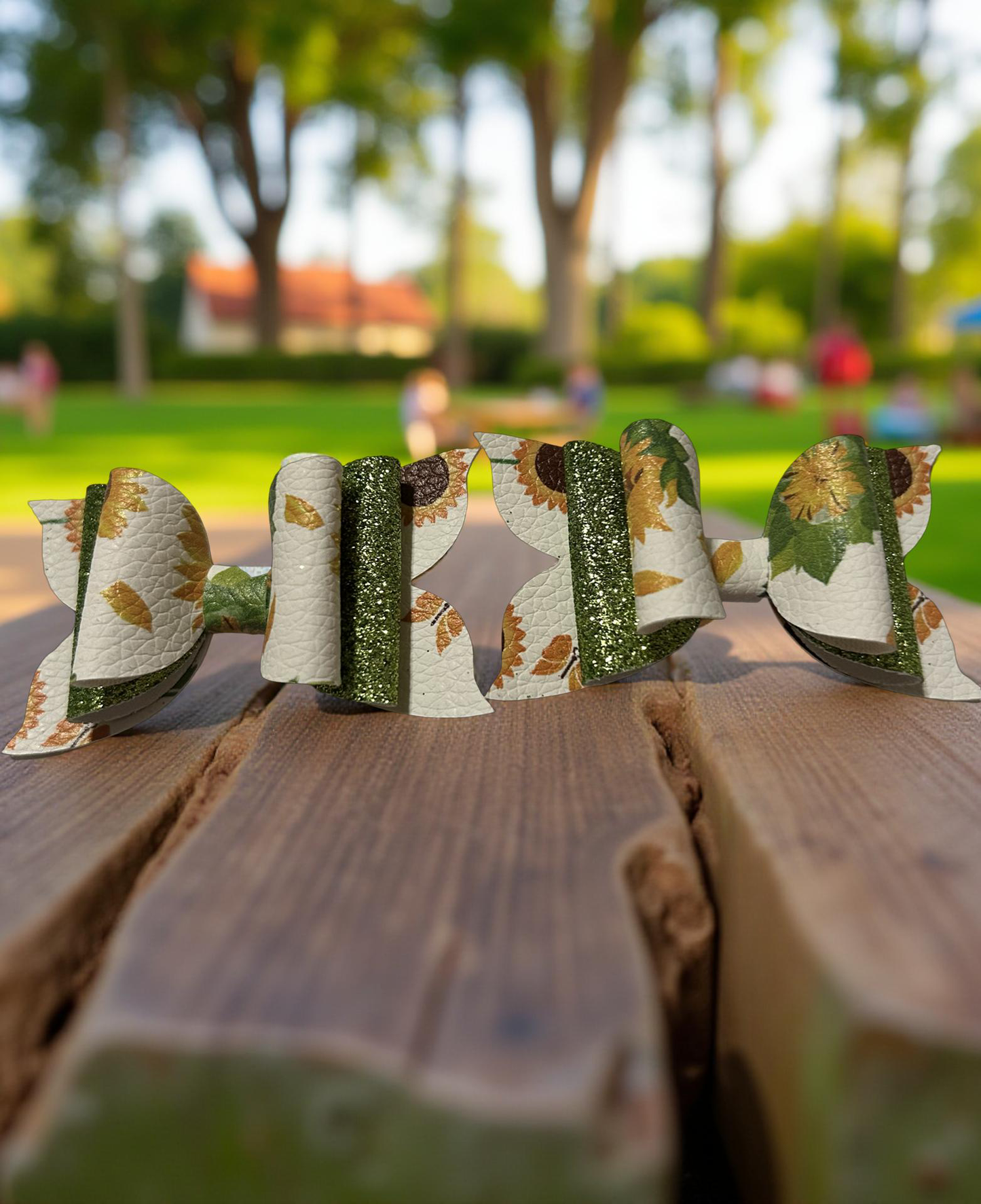 Sunshine Swirl Bite size Hairbows