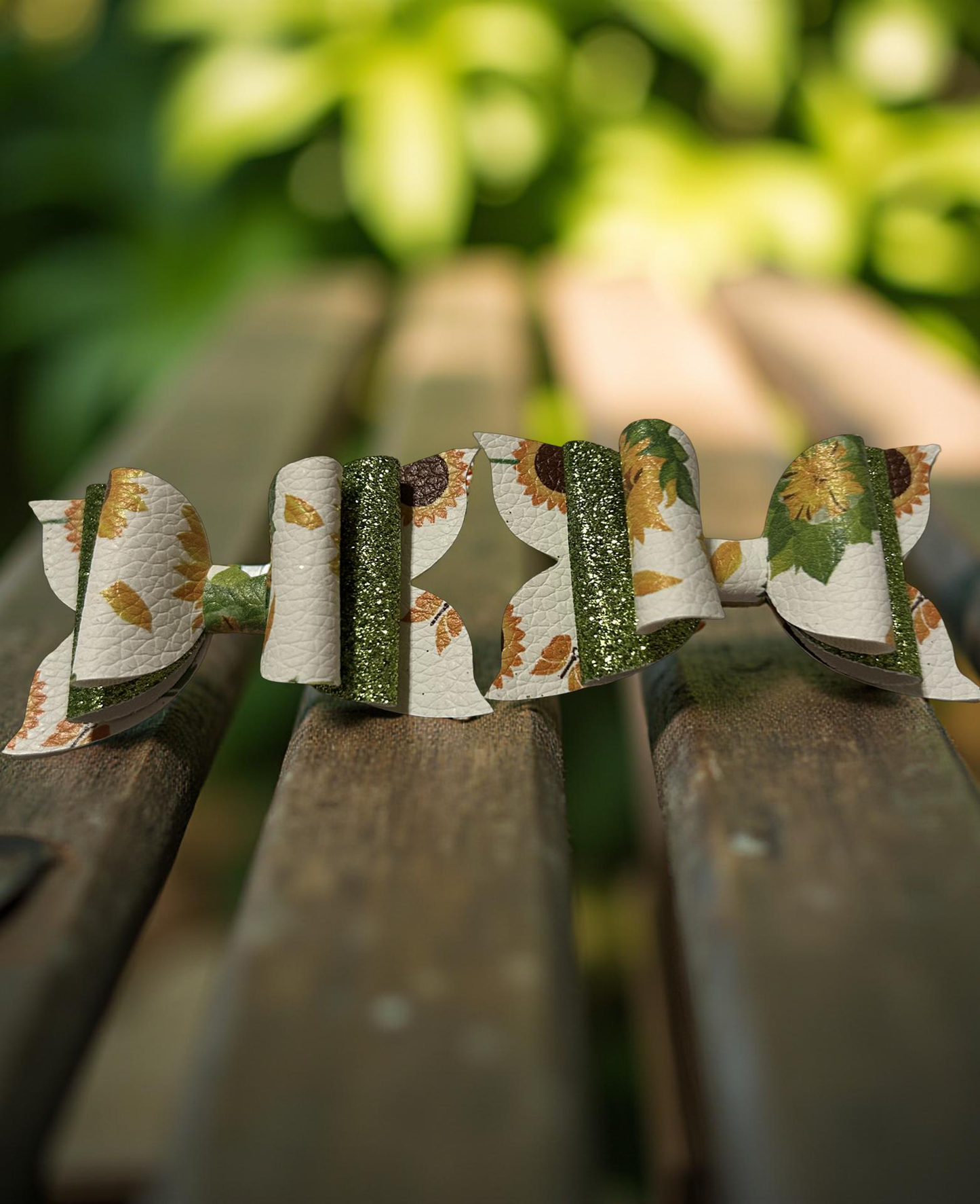 Sunshine Swirl Bite size Hairbows