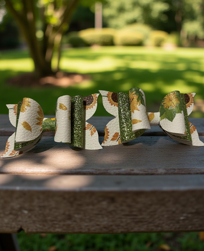 Sunshine Swirl Bite size Hairbows