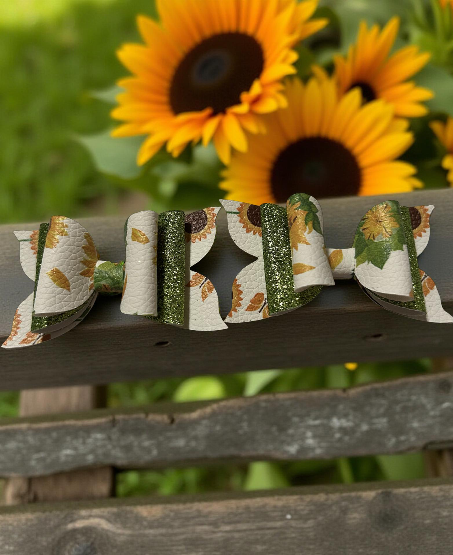 Sunshine Swirl Bite size Hairbows