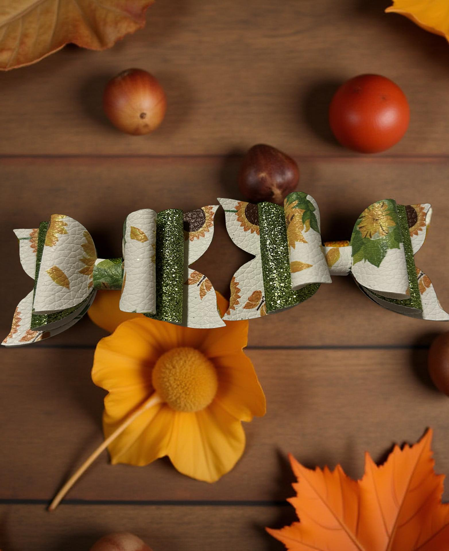 Sunshine Swirl Bite size Hairbows