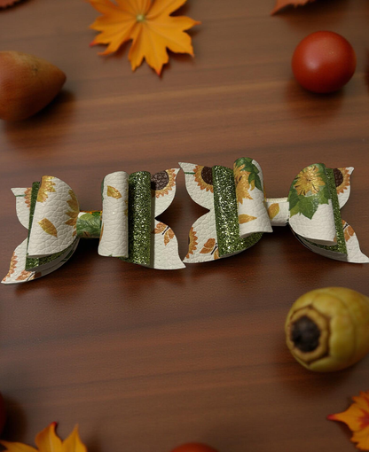 Sunshine Swirl Bite size Hairbows