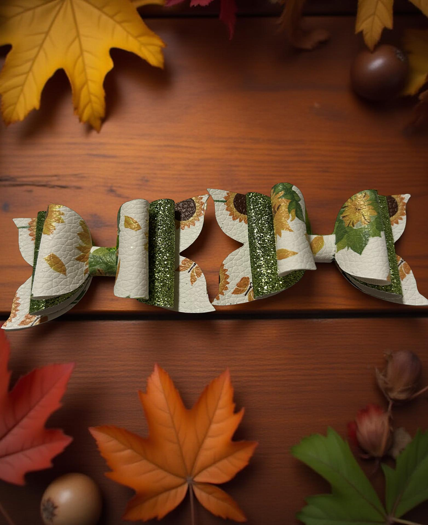 Sunshine Swirl Bite size Hairbows