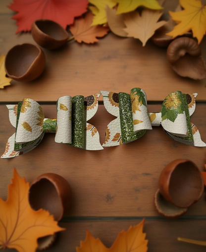 Sunshine Swirl Bite size Hairbows