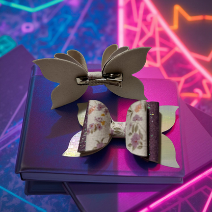 Lilac Meadows Bite- Size Hairbows