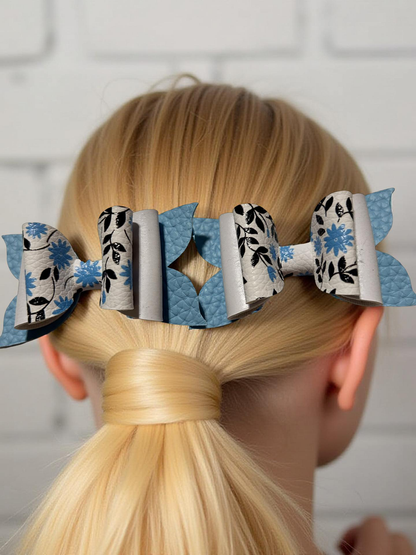 Blue Blossom Bite-Size Bows