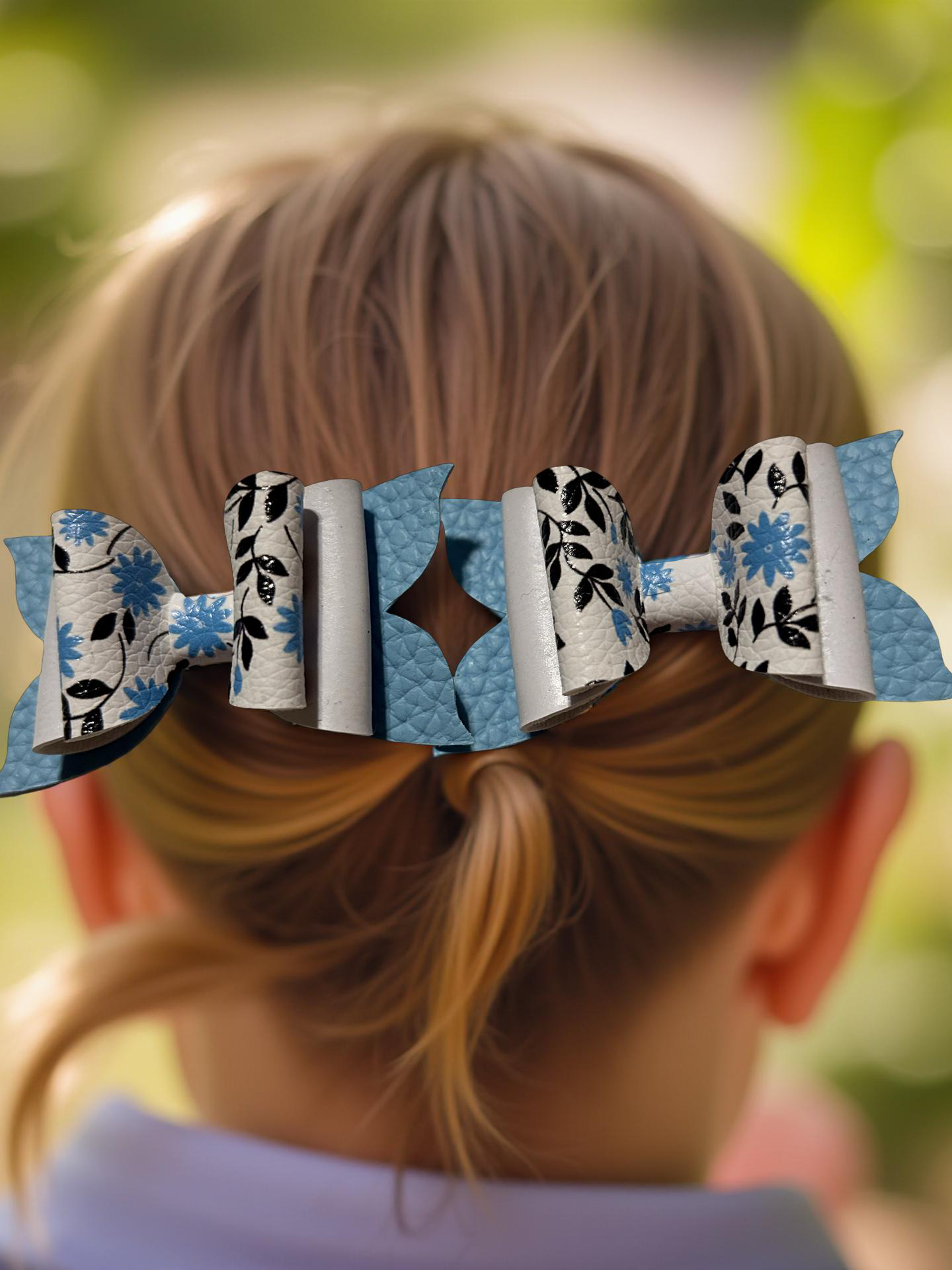 Blue Blossom Bite-Size Bows