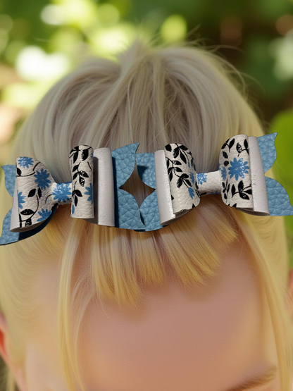 Blue Blossom Bite-Size Bows