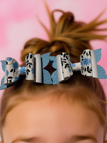 Blue Blossom Bite-Size Bows