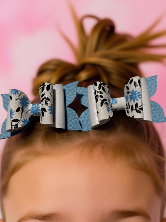 Blue Blossom Bite-Size Bows
