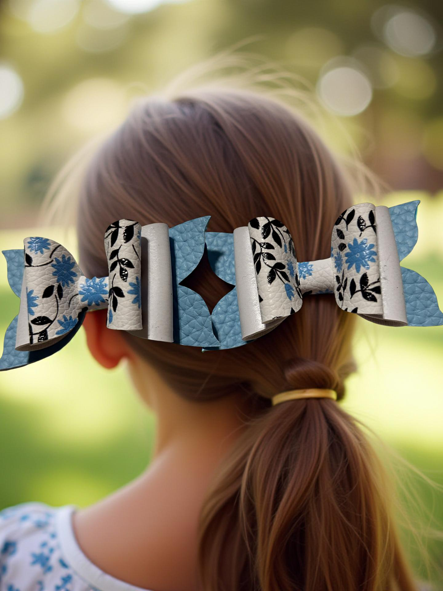 Blue Blossom Bite-Size Bows