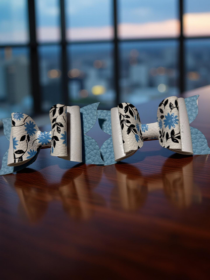Blue Blossom Bite-Size Bows