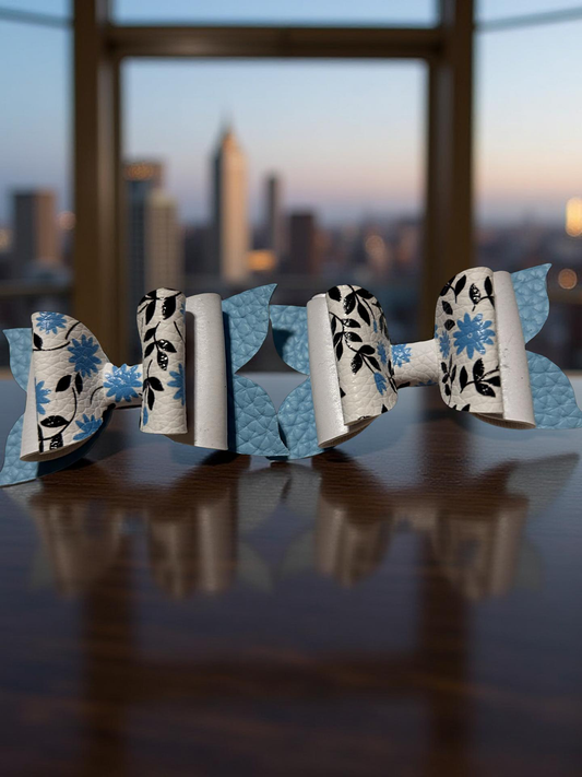Blue Blossom Bite-Size Bows