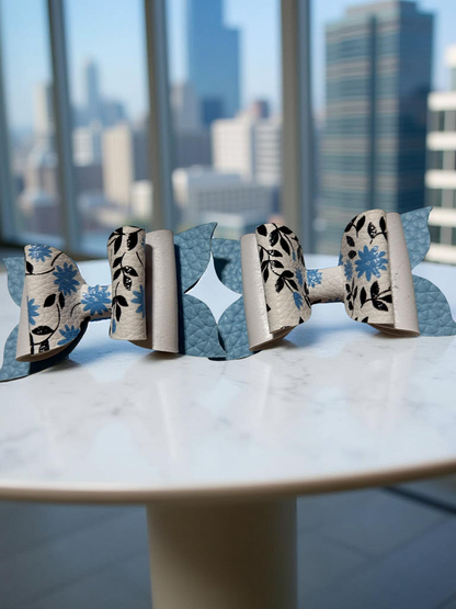 Blue Blossom Bite-Size Bows