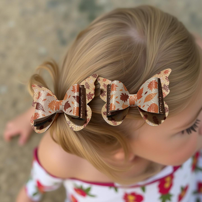 Autumn Elegance Bite- Size Hairbows