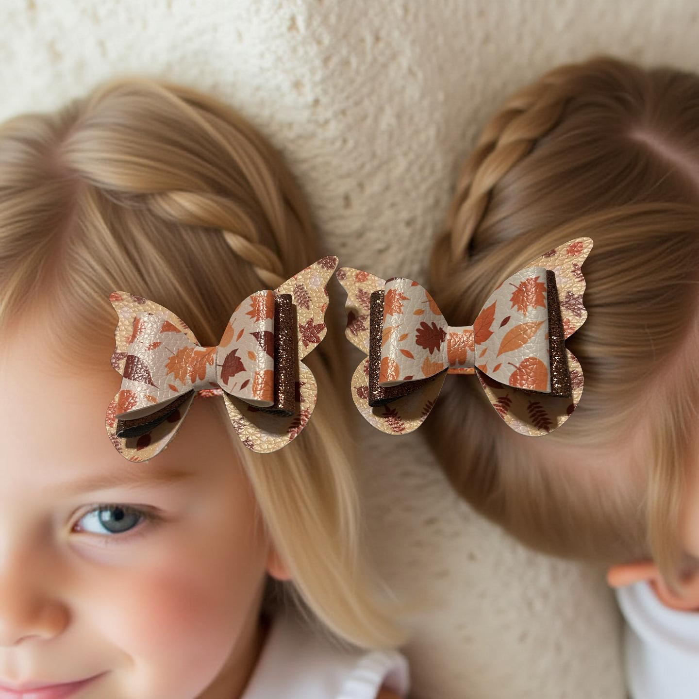 Autumn Elegance Bite- Size Hairbows