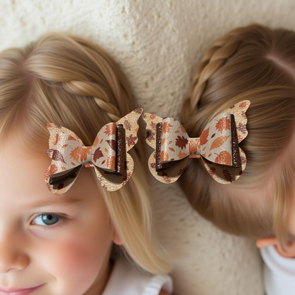Autumn Elegance Bite- Size Hairbows