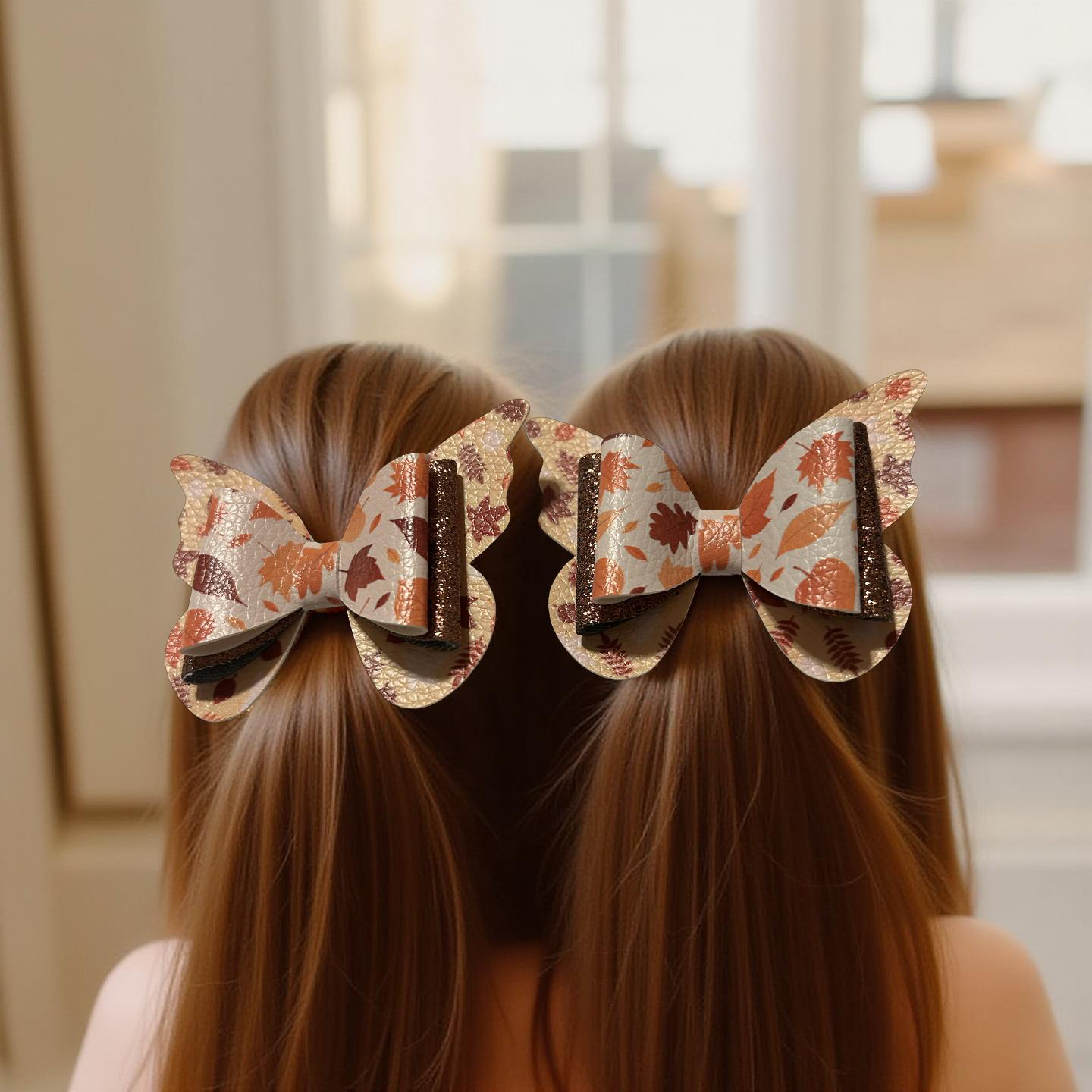 Autumn Elegance Bite- Size Hairbows