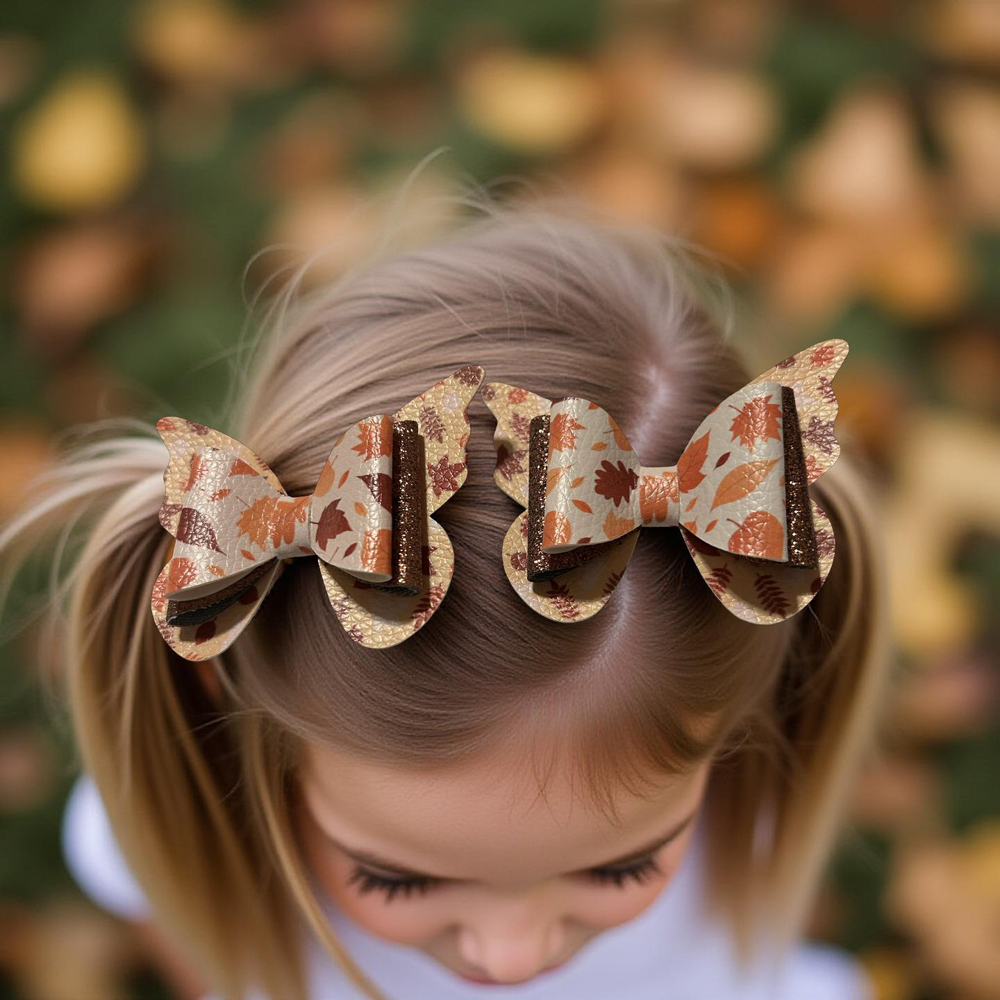 Autumn Elegance Bite- Size Hairbows