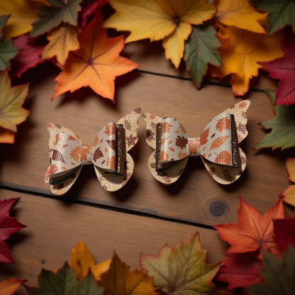 Autumn Elegance Bite- Size Hairbows