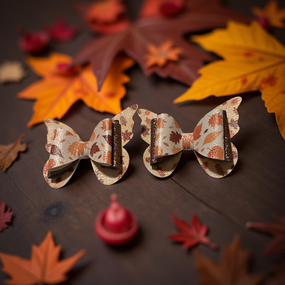 Autumn Elegance Bite- Size Hairbows