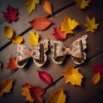 Autumn Elegance Bite- Size Hairbows