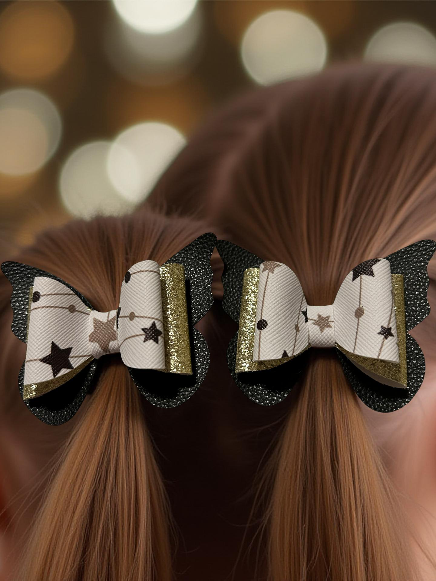 Starry Night Bite Size Hairbows