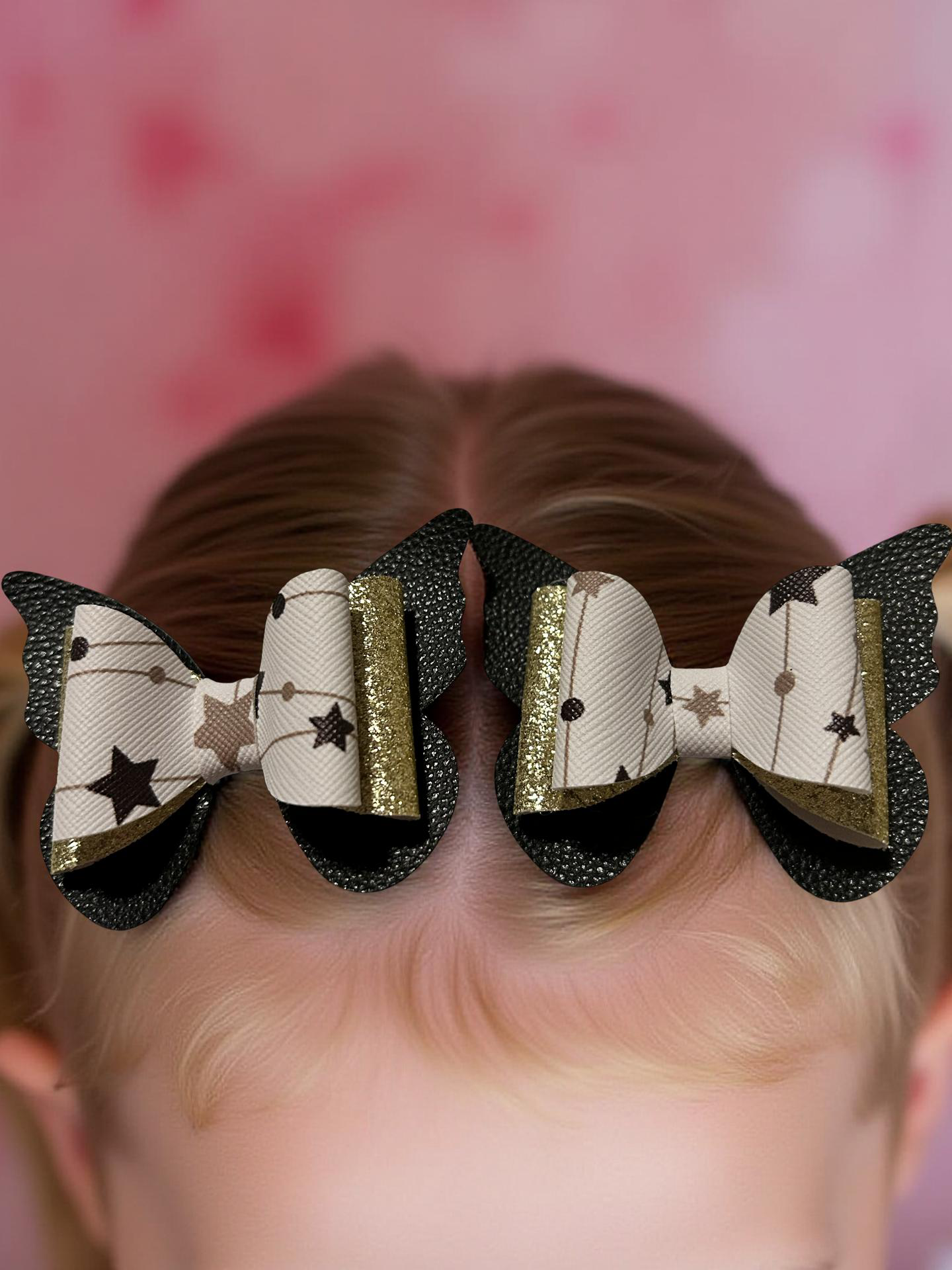 Starry Night Bite Size Hairbows