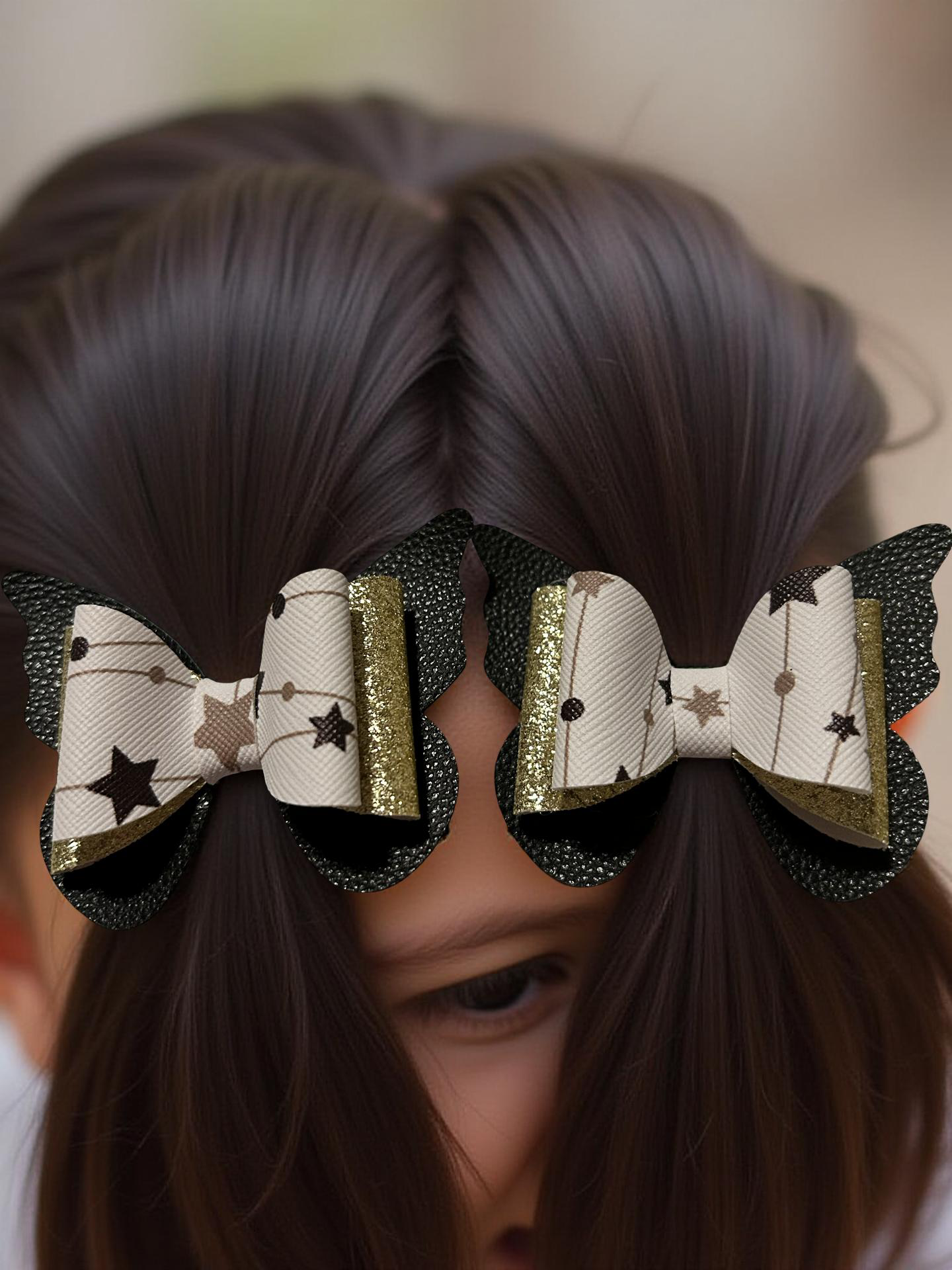 Starry Night Bite Size Hairbows