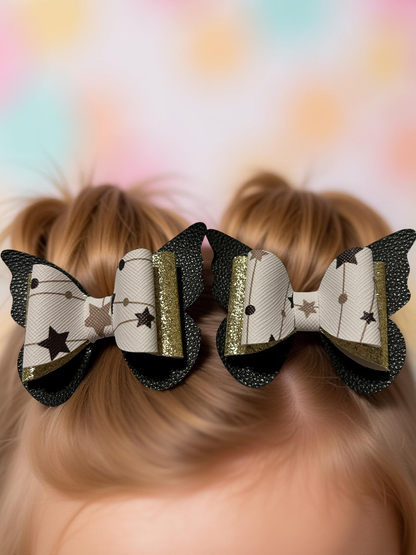 Starry Night Bite Size Hairbows