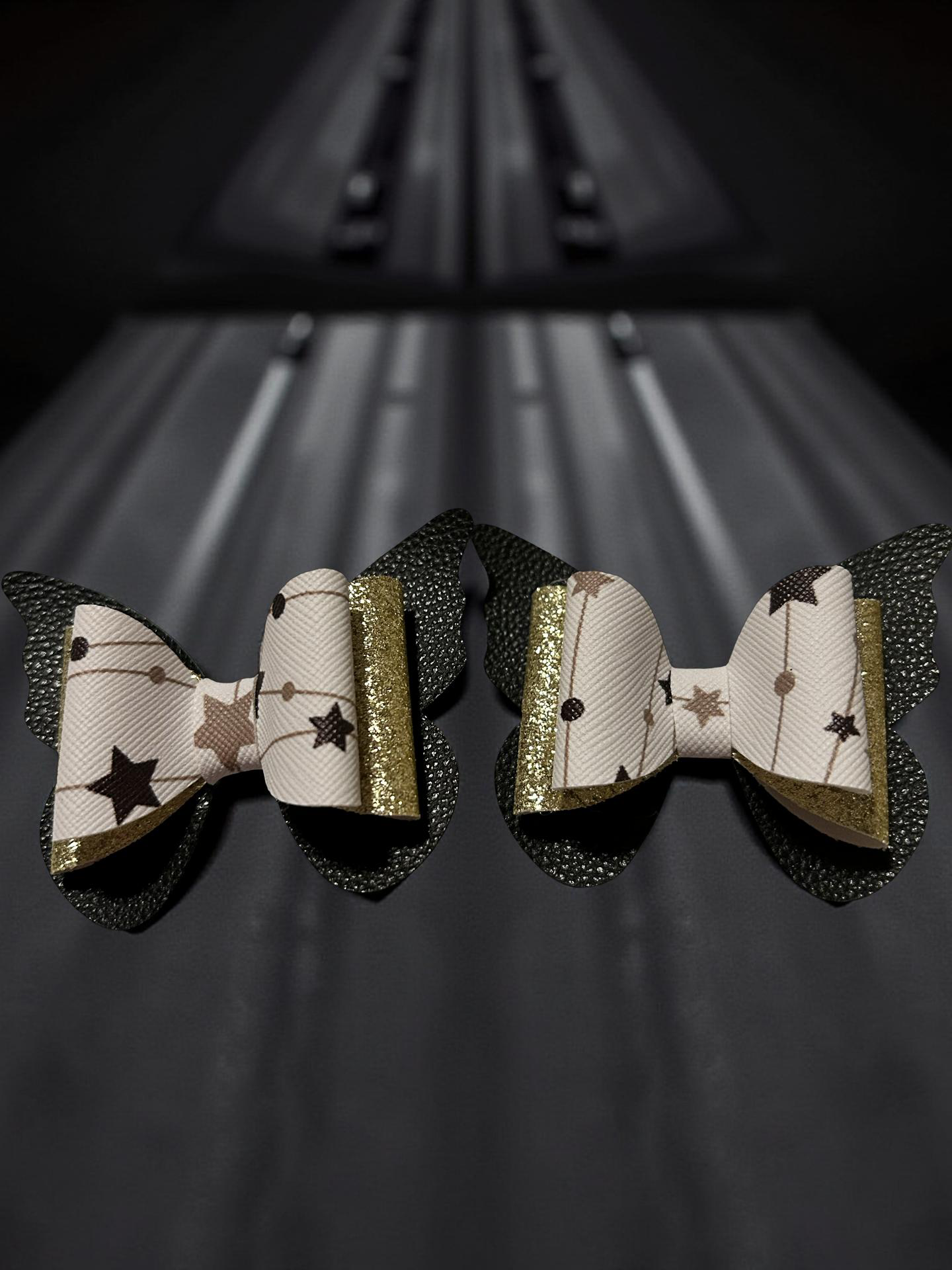 Starry Night Bite Size Hairbows