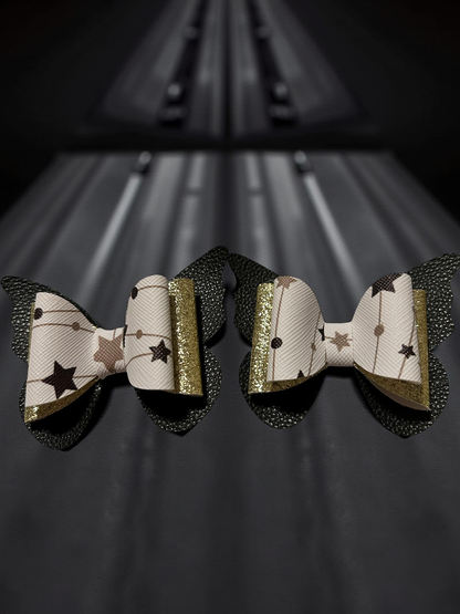 Starry Night Bite Size Hairbows