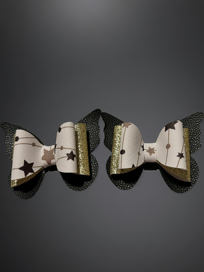 Starry Night Bite Size Hairbows