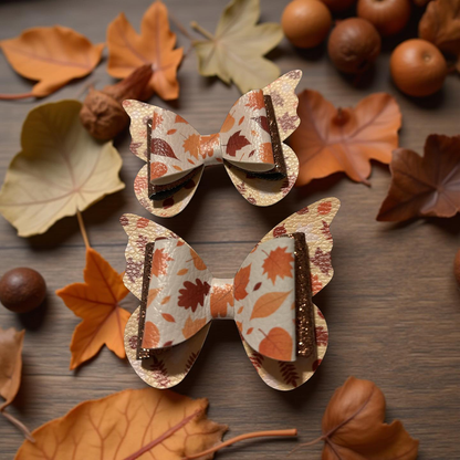 Autumn Elegance Bite- Size Hairbows
