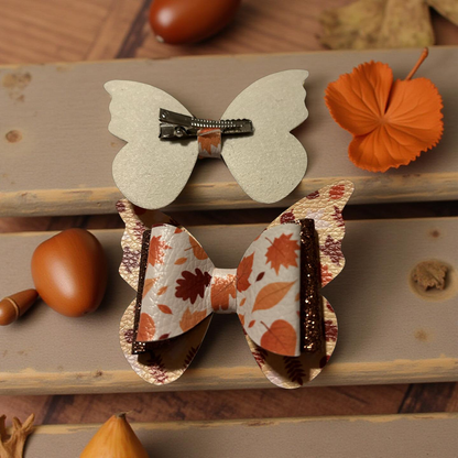 Autumn Elegance Bite- Size Hairbows