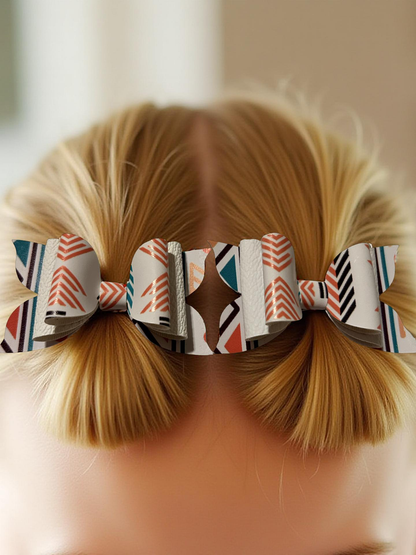 🌿✨ Mint & Mustard Magic Bite- Size Hairbows