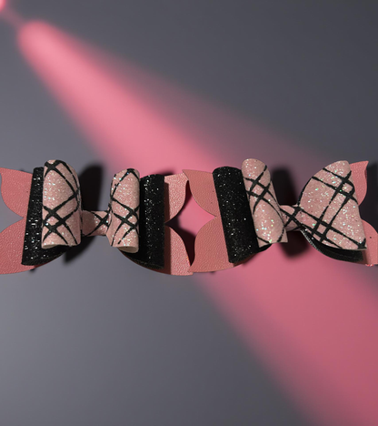 Pinky Kris Cross Bite-Size Bows