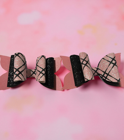 Pinky Kris Cross Bite-Size Bows