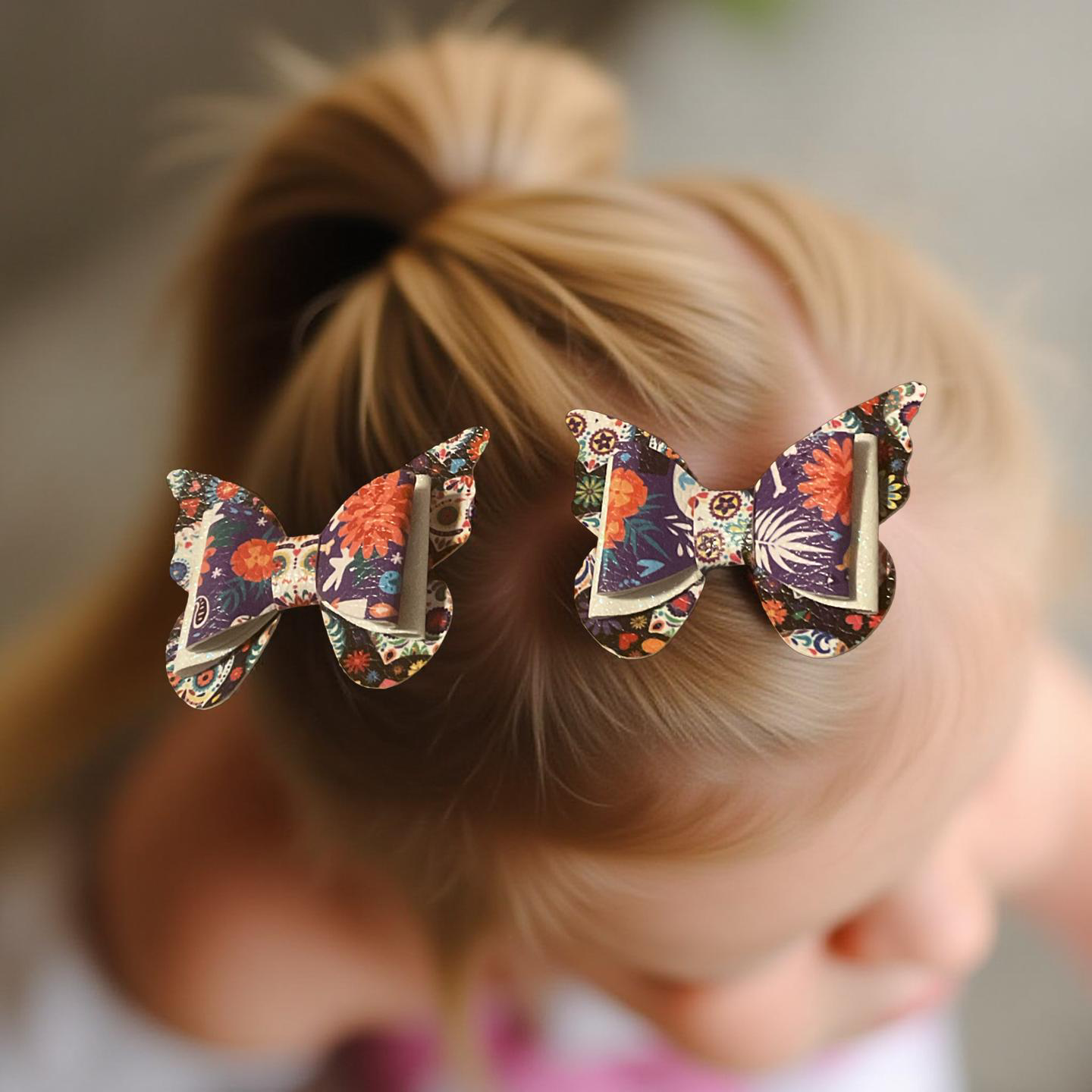 Muertos Blooms Bite- Size Hairbows