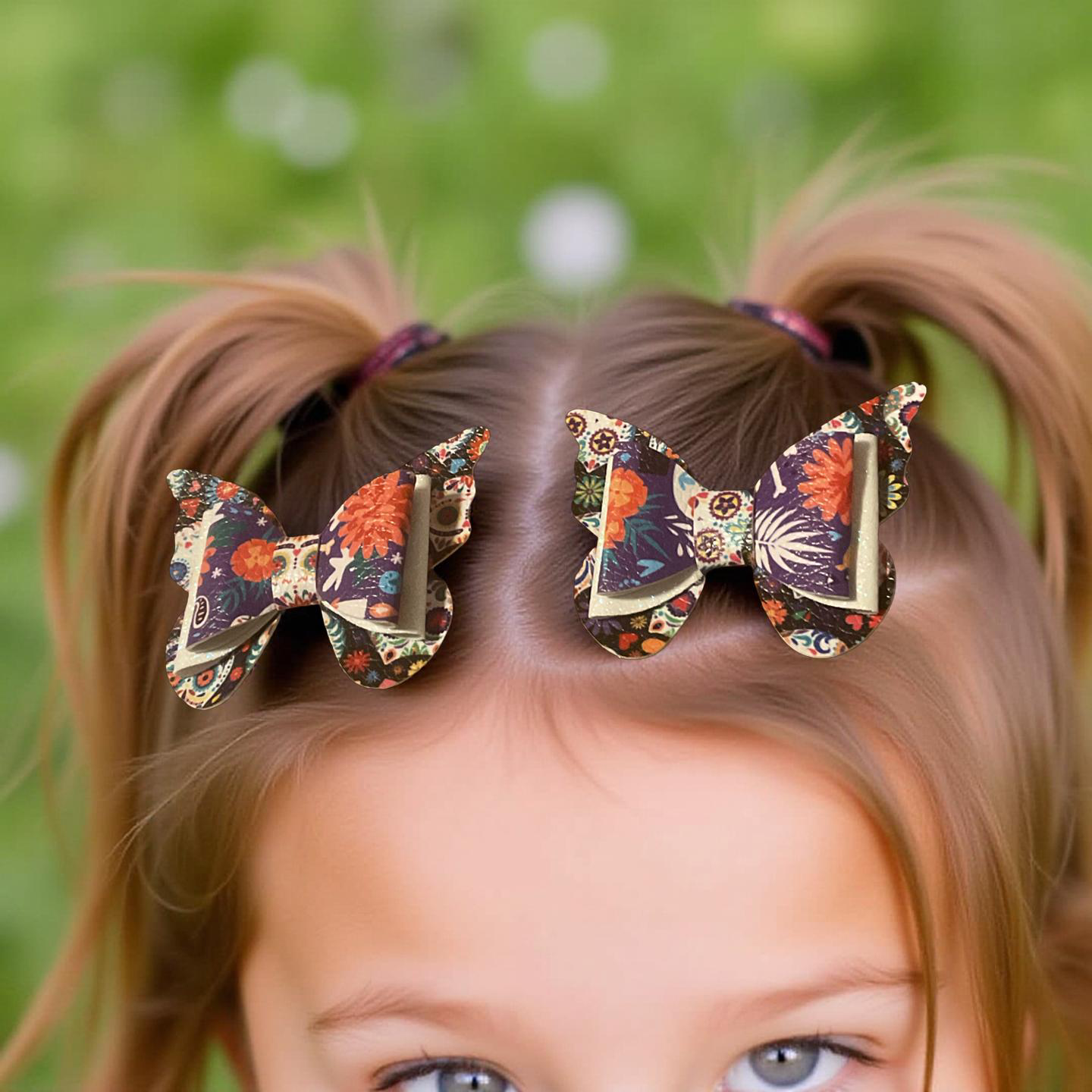 Muertos Blooms Bite- Size Hairbows